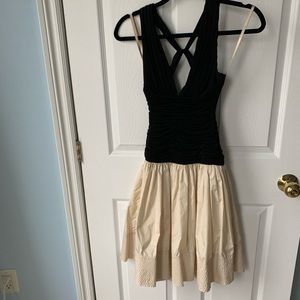 BCBG Drop Waist Backless Dress